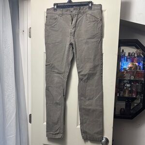Prana Gray Wide Leg Pants